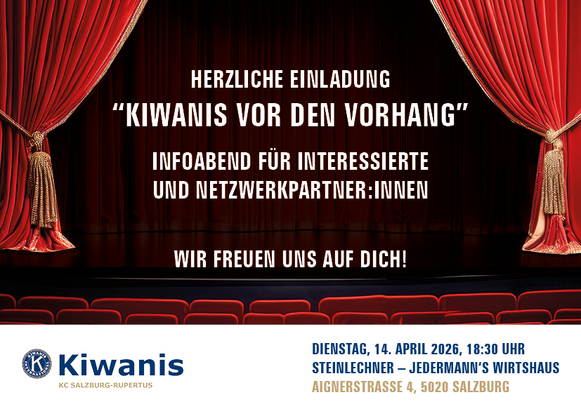 „Kiwanis“ vor den Vorhang